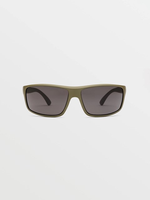 Volcom Haak Sunglasses Matte Drab / Gray | BTU-815432
