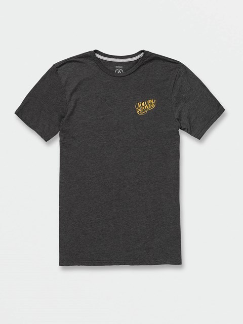 Volcom Harvester Corta Sleeve Tee Negros Oscuro | SZD-380547