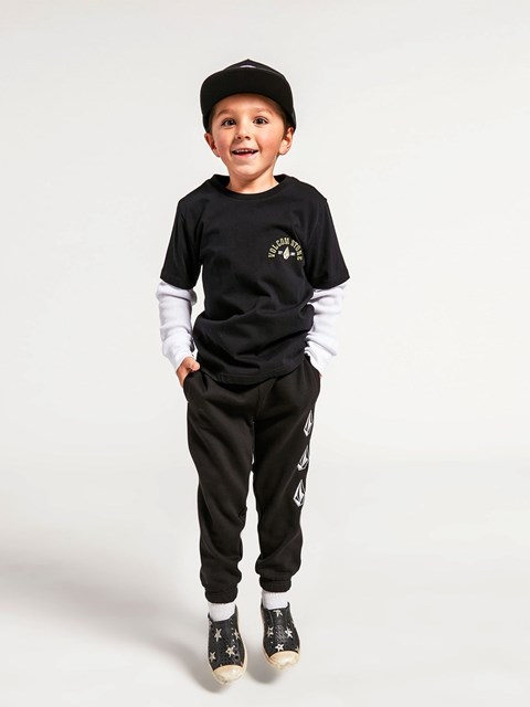 Volcom Iconic Stone Fleece Pants Negros | FUG-758243