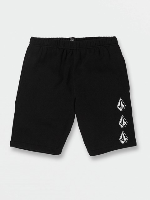 Volcom Iconic Stone Fleece Shorts Negros | EAD-408673