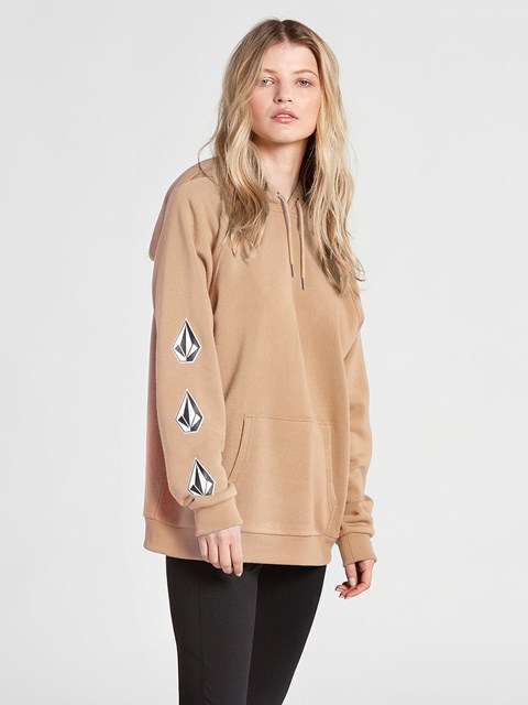Volcom Iconic Stone Hoodie Hazelnut | IPS-271983