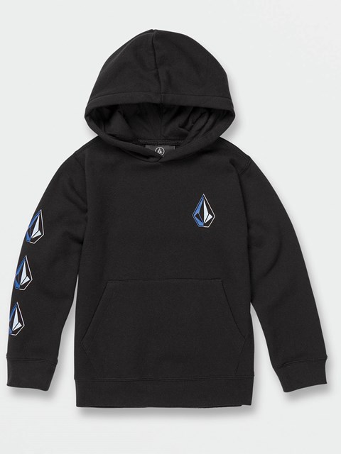 Volcom Iconic Stone Pullover Hoodie Negros | NVY-216704