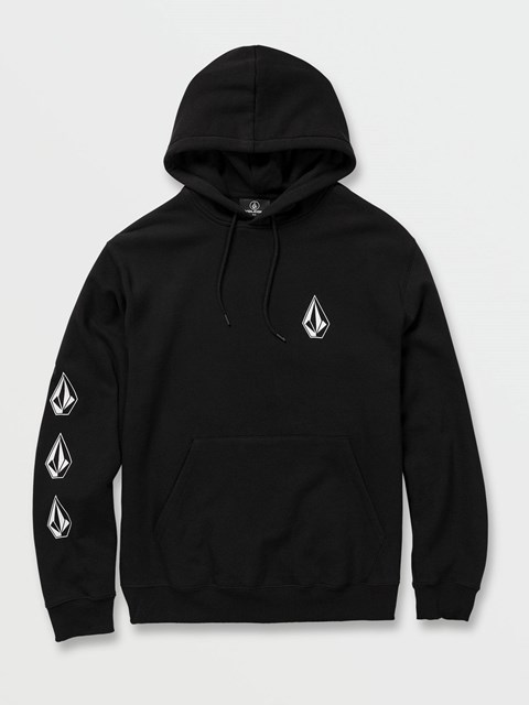 Volcom Iconic Stone Pullover Hoodie Negros | XYL-986173