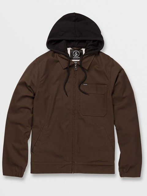 Volcom Korman Jacket Marrom Oscuro | UHI-059368