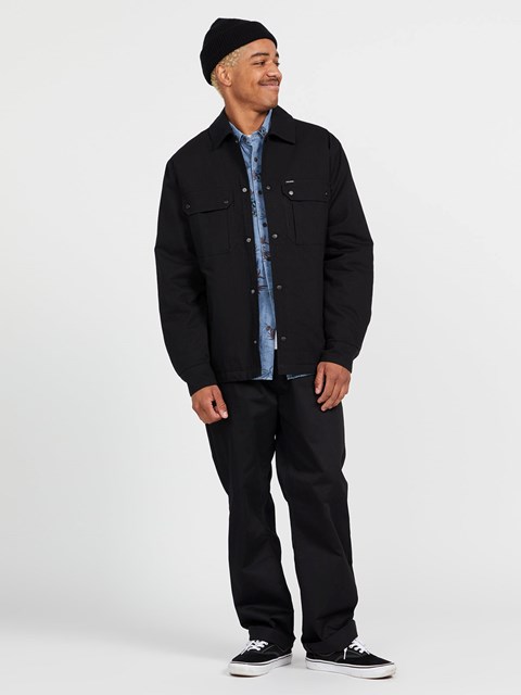 Volcom Larkin Jacket Negros | RPQ-063459