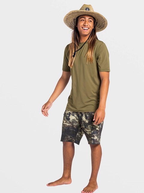 Volcom Lido Solid Mod-Tech Trunks Verdes | RCQ-178432