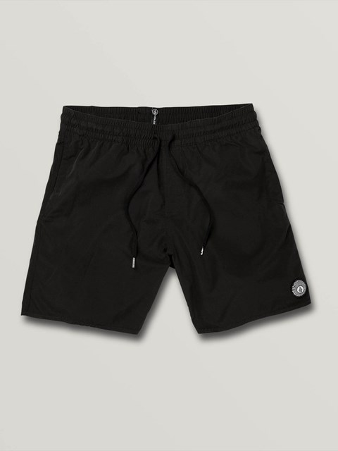 Volcom Lido Solid Trunks Negros | ZKF-561472
