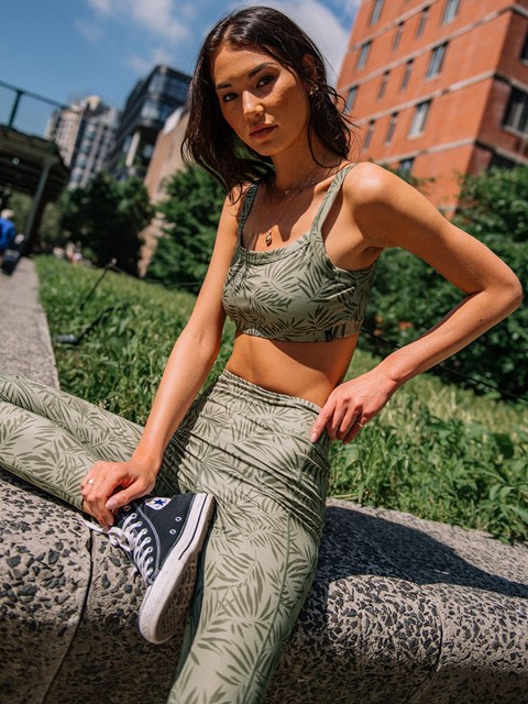 Volcom Lived In Lounge Bralette Camuflados Oscuro | JHA-623981