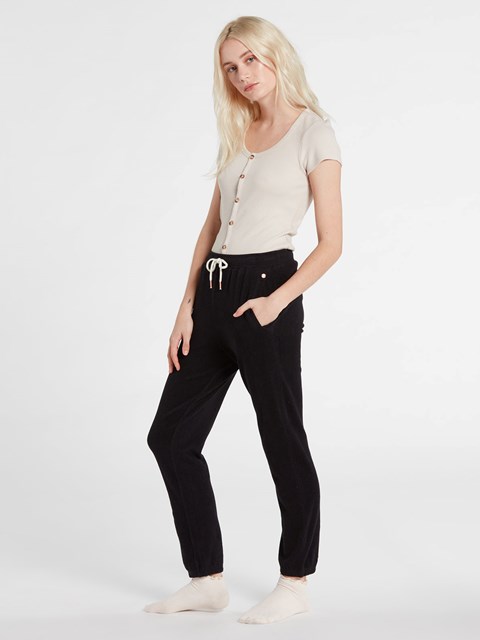 Volcom Lived In Lounge Fleece Pants Negros | SWP-542687