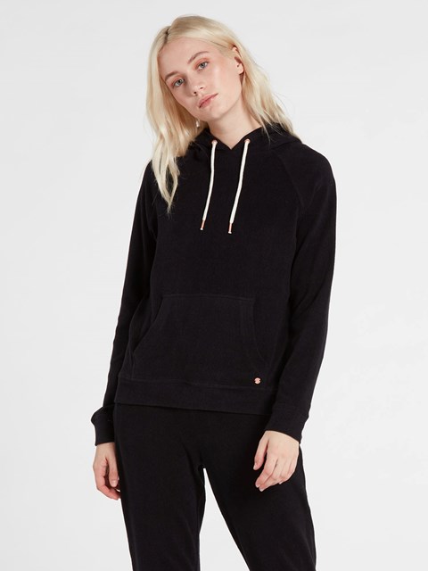 Volcom Lived In Lounge Hoodie Negros | SWE-560714