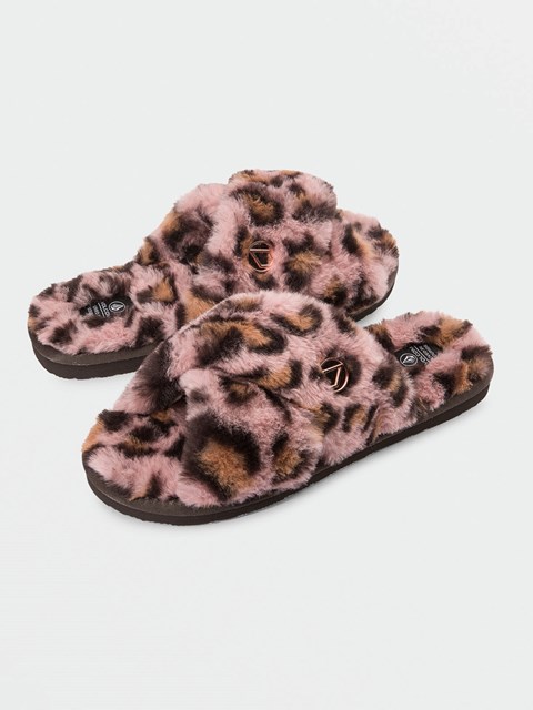 Volcom Lived in Lounge Slip Sandal Raisin | TDK-390417