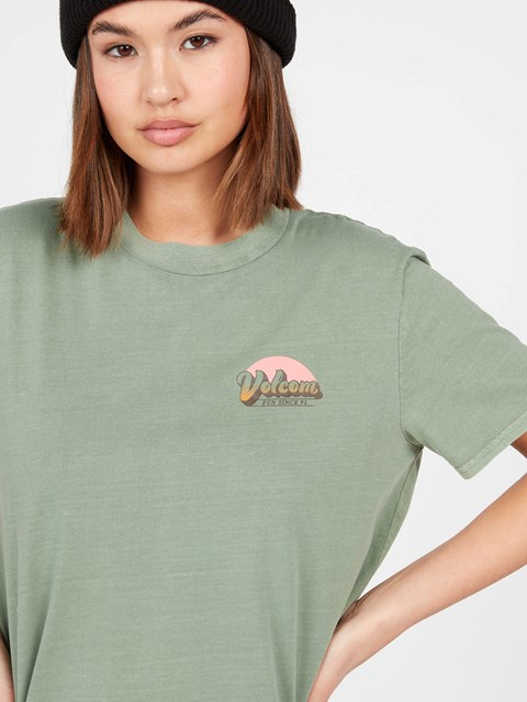Volcom Lock It Up Corta Sleeve Tee Azules | KOC-217053