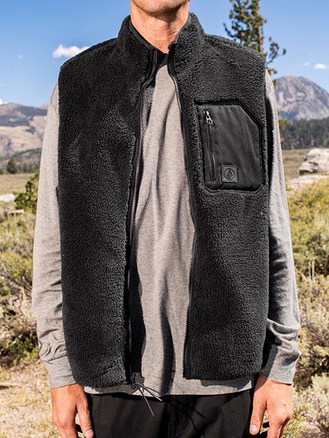 Volcom Muzzer Fuzzar Vest Negros | IYJ-209731