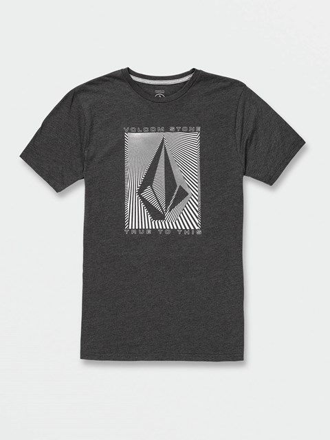 Volcom Op Box Corta Sleeve Tee Negros Oscuro | PZM-059274