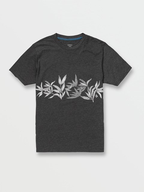 Volcom Op Leaf Corta Sleeve Tee Negros Oscuro | TYP-790652