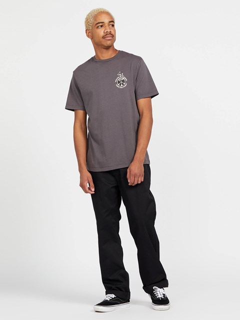 Volcom Partakerz Corta Sleeve Tee Storm Cloud | UKE-394216