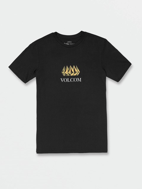 Volcom Pentastone Tech Corta Sleeve Tee Negros | DPV-983456