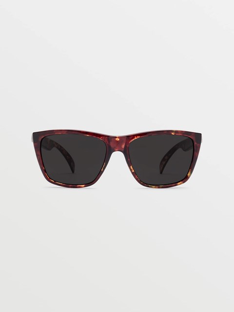 Volcom Plasm Sunglasses Gloss Sea Grass Tort / Gray | PZG-731452