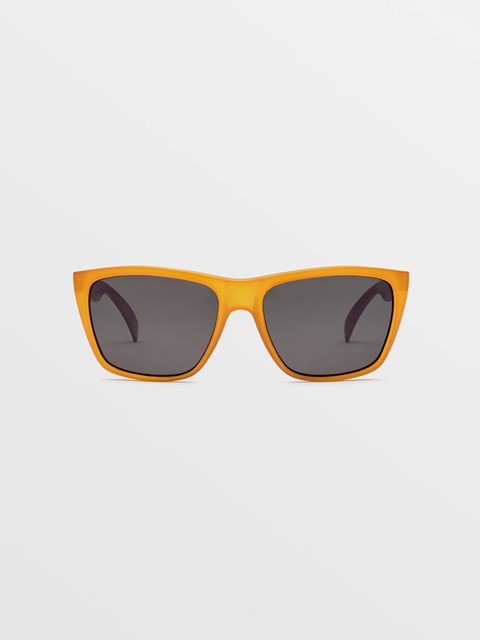 Volcom Plasm Sunglasses Matte Honey / Gray Polar | EJF-369825