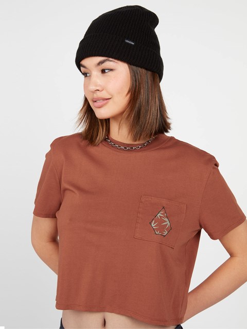 Volcom Pocket Dial Corta Sleeve Tee Azules | DWU-291530