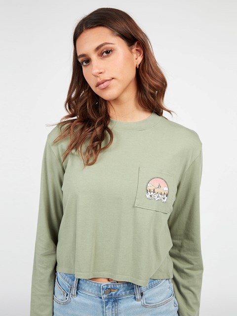 Volcom Pocket Dial Long Sleeve Shirt Azules | WGN-369085