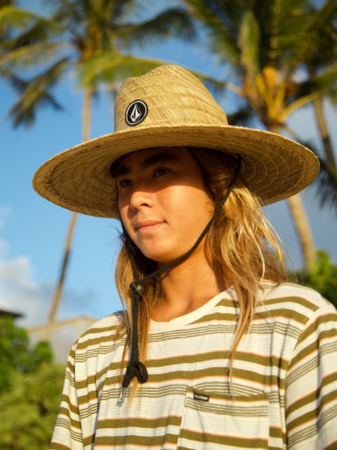 Volcom Quarter Straw Hat Natural | MGS-042397