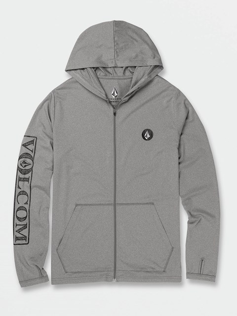 Volcom Rally Encapuchado Long Sleeve UPF 50 Rashguard Grises | VTH-127846