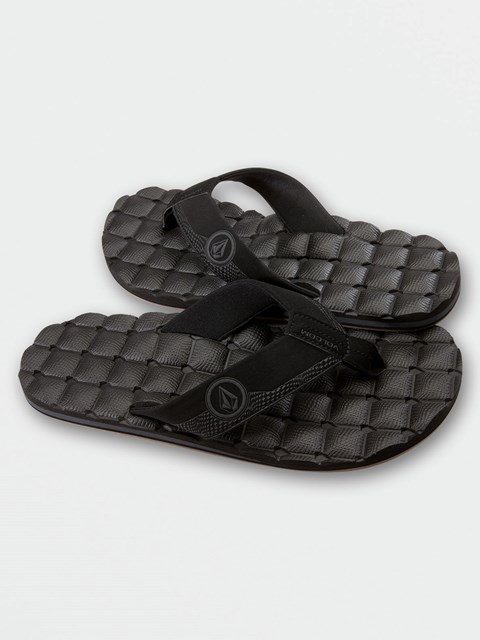 Volcom Recliner Sandals Negros | LGS-647893