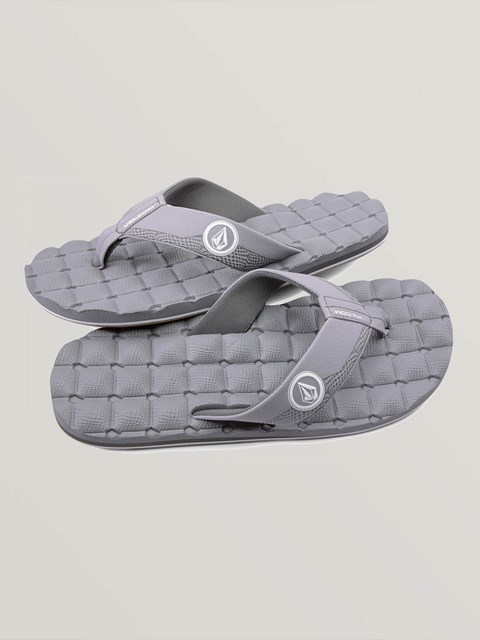Volcom Recliner Sandals for Men Grises Claro | EWI-824075