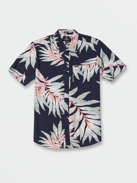 Volcom Seeweed Corta Sleeve Shirt Azul Marino | HTO-390582