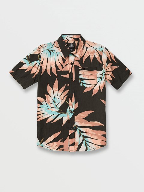 Volcom Seeweed Corta Sleeve Shirt Negros | TAB-871902