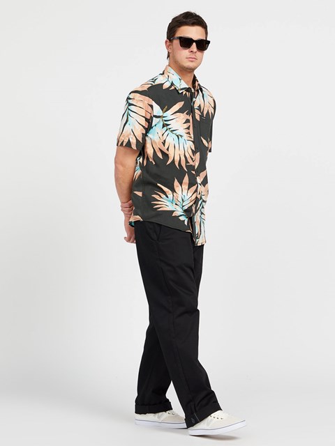 Volcom Seeweed Corta Sleeve Shirt Negros | XCT-653897