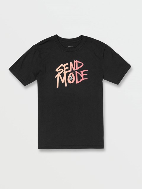 Volcom Send Mode Tech Corta Sleeve Tee Negros | FVR-234876