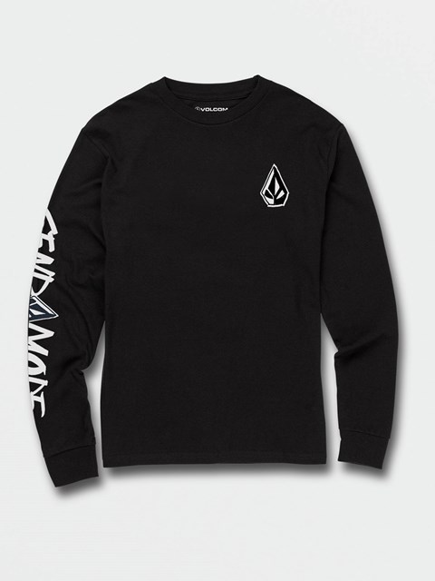 Volcom Send Mode Tech Long Sleeve Tee Negros | ETN-980415