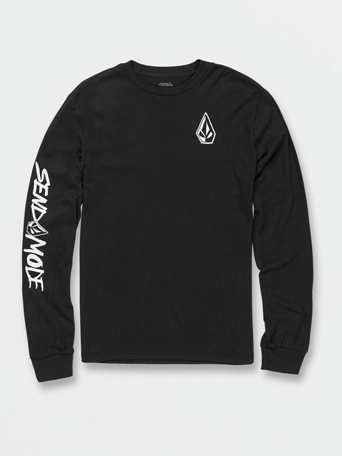 Volcom Send Mode Tech Long Sleeve Tee Negros | GVY-763542