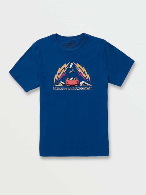 Volcom Sender Corta Sleeve Tee Azul Rey | VAM-359607