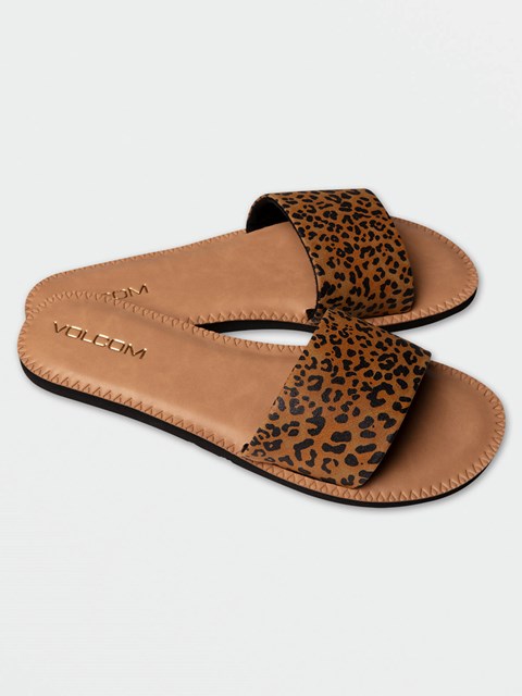 Volcom Simple Chanclas Sandal Cheetah | UEB-789216
