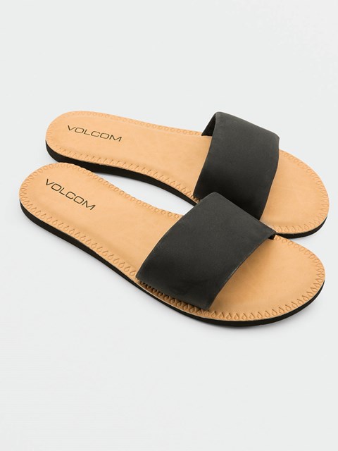 Volcom Simple Chanclas Sandal Negros | YQG-491870