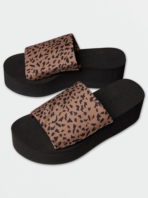 Volcom Simple Hi-Scraper Sandal Animal Print | WDY-265079