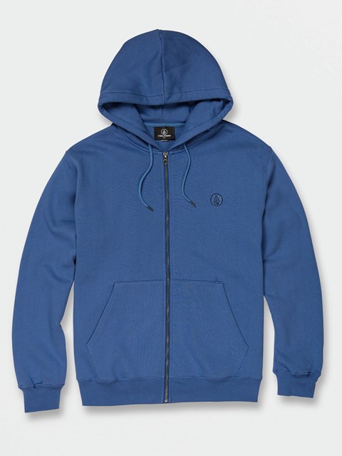 Volcom Single Stone Zip Fleece Hoodie Azules | IDS-903184