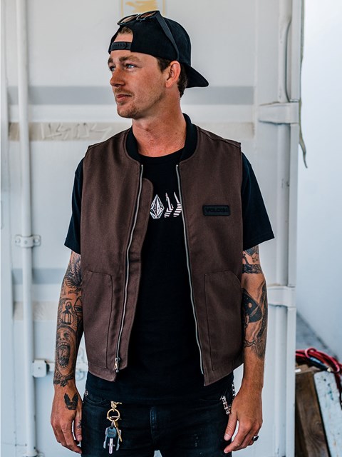 Volcom Skate Vitals Collin Provost Vest Marrom Oscuro | ARZ-294183