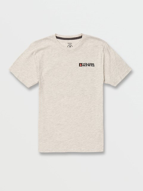 Volcom Slider Corta Sleeve Tee Bone Heather | FYX-158394