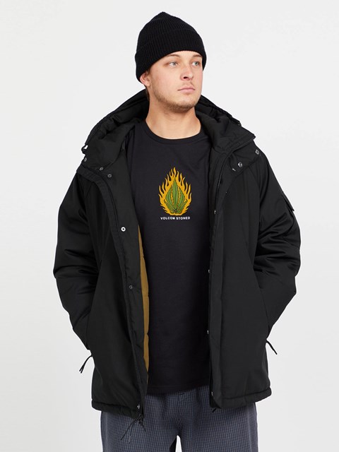 Volcom Stoke Stone Jacket Negros | PLF-490623