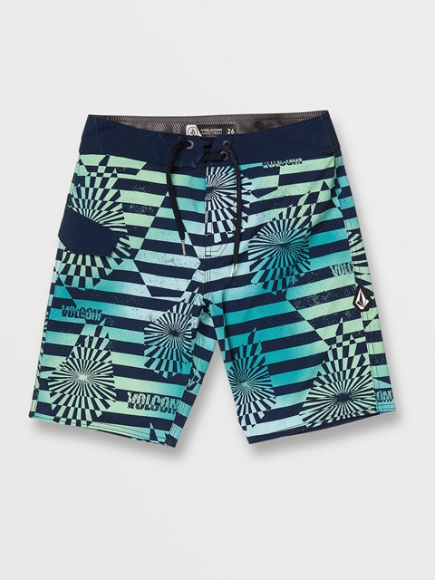 Volcom Stone Stripe Mod-Tech Trunks Verdes | NFA-536478