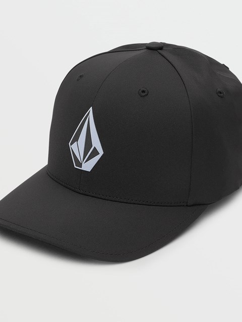 Volcom Stone Tech Flexfit Delta® Hat Negros | VMU-591028