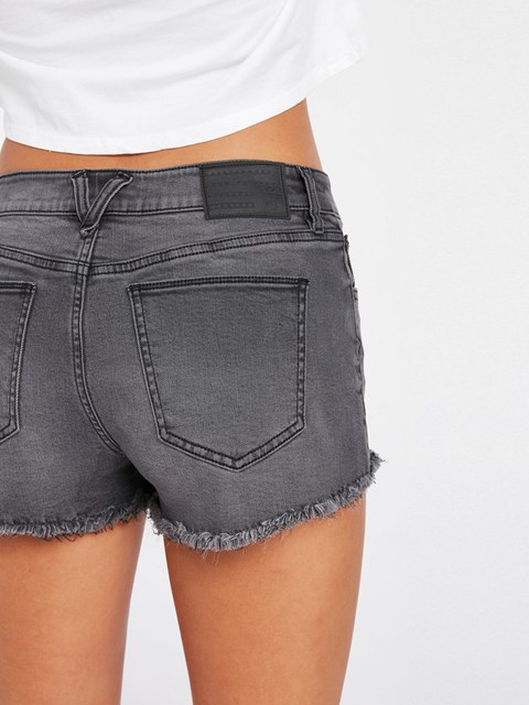 Volcom Stoney Stretch Denim Shorts Negros | ZEW-608532