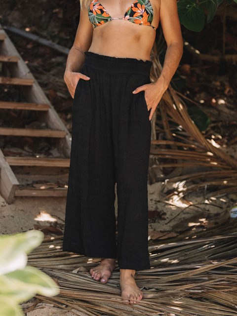 Volcom Sun Spent Anchos Leg Beach Pant Negros | GWX-326189