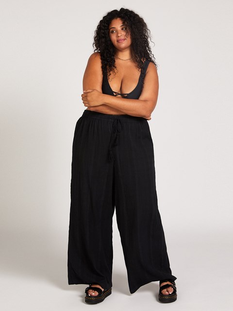 Volcom Sun Spent Pants Plus Size Negros | RBH-397210