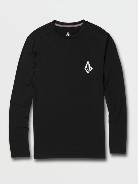 Volcom Taunt Long Sleeve UPF 50 Rashguard Negros | KDU-082954