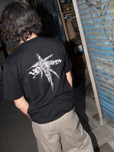 Volcom Tokyo True Corta Sleeve Tee Negros | MVJ-815970